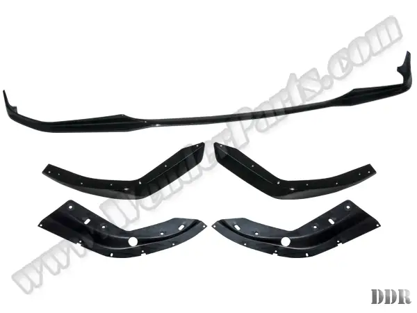 BMW 3 Serisi G20 2018- Tampon Spoyler Seti Ön; (Spoiler+2ad.Splitter) Piano-Siyah (OEM/Plastik) -///M-Performance- 2019-21 | WENDER BA51192455832S1