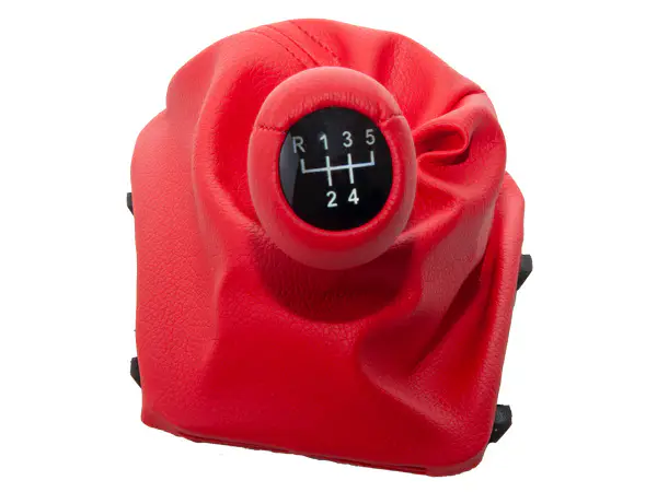 BMW 3 Series E36 Knob Gear Boot -5 Forward- Manual Gearbox Red Synthetic Leather | WENDER BA51320938884RD