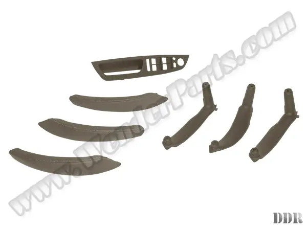 BMW X5 E70 Kapı Tutamak Seti Ön&Arka Bej Deri Kaplamalı | WENDER BA51416975793L7