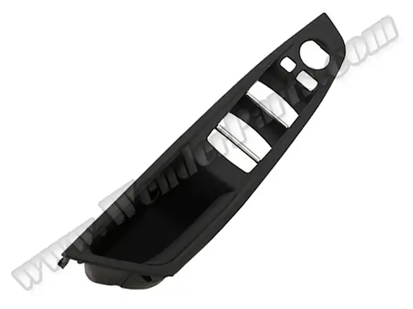 BMW 5 Serisi F10 LCI Cam Düğme Çerçevesi Ön Sol Siyah | WENDER BA51417225873