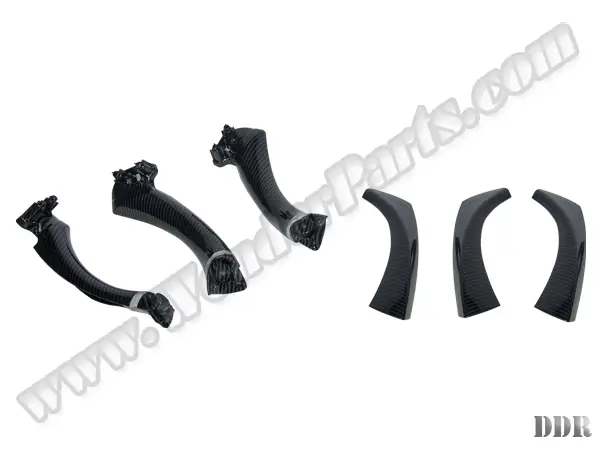 BMW 3 Serisi E90 LCI Kapı Tutamak Seti Ön&Arka Karbon Kaplamalı | WENDER BA51417230849R6