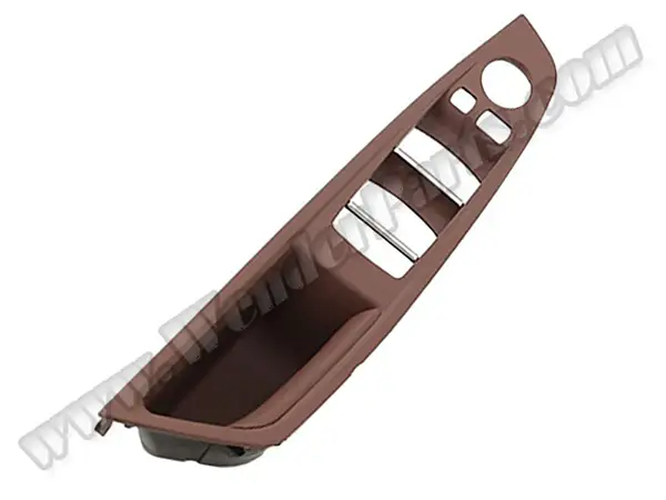 BMW 5 Series F10 LCI Glass Button Frame Front Left Cinnamon | WENDER BA51417261929