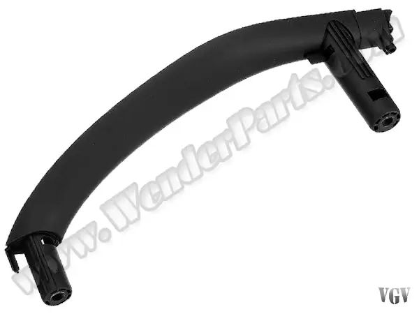 BMW X6 F16 Door Handle Front Rear Right Black Uncoated | WENDER BA51417292244