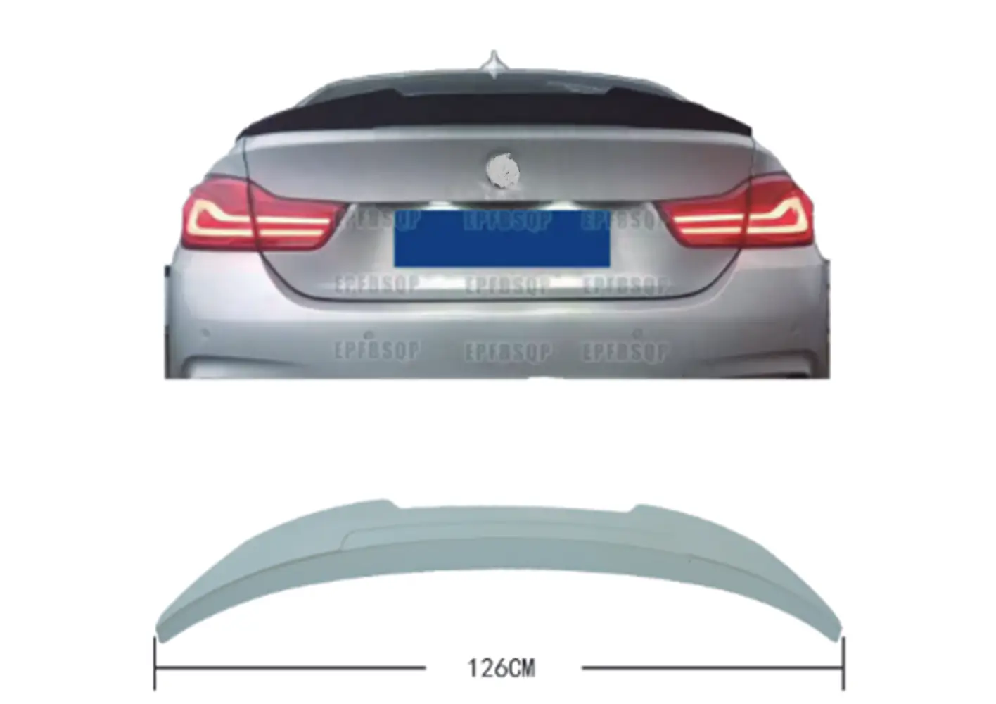 BMW 4 Serisi F36 2014-2018 Bagaj Spoyleri -PSM-STYLE- | WENDER BA51622407544