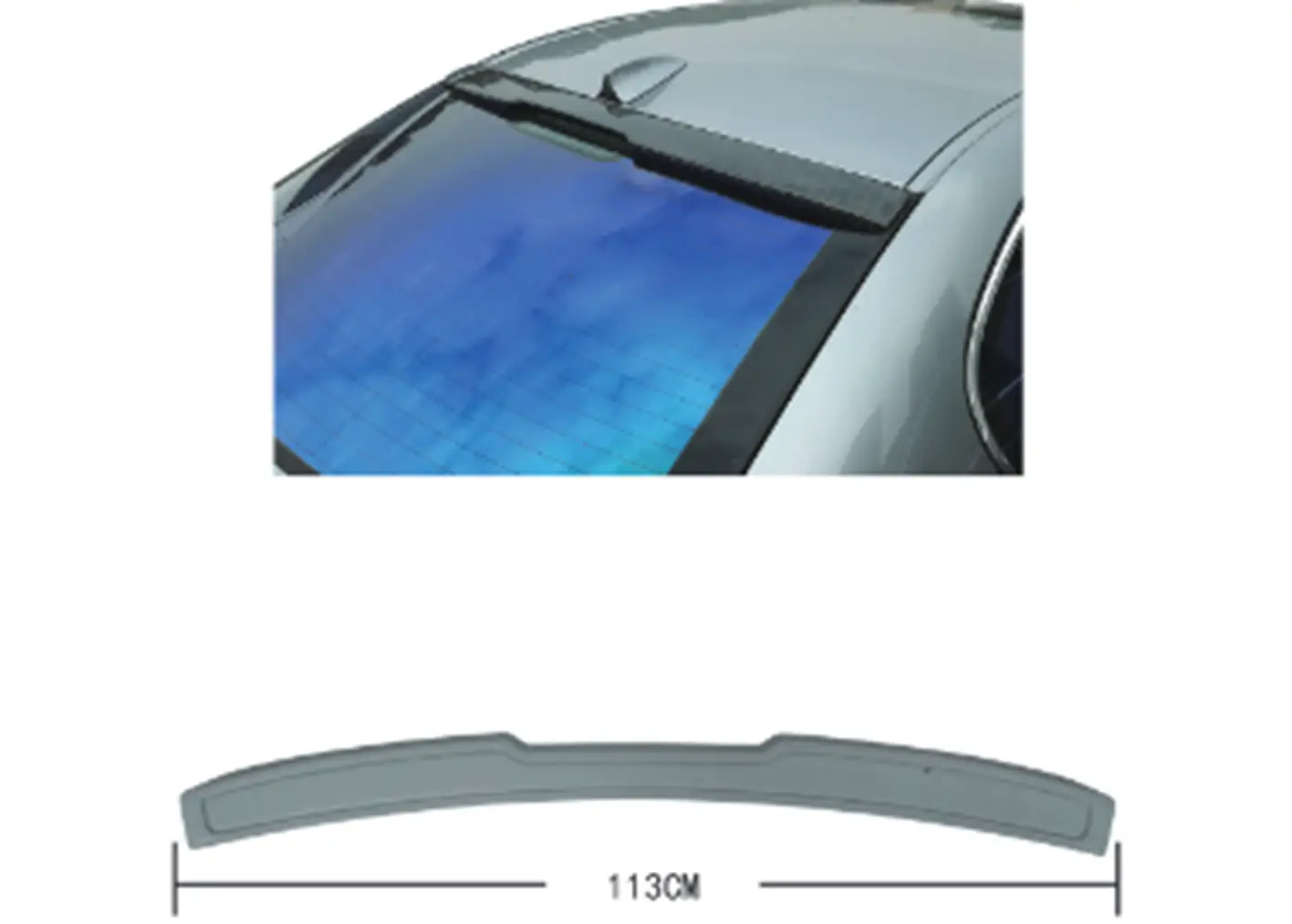 BMW 5 Serisi E60 2001-2010 Tavan Spoyleri | WENDER BA51628040055
