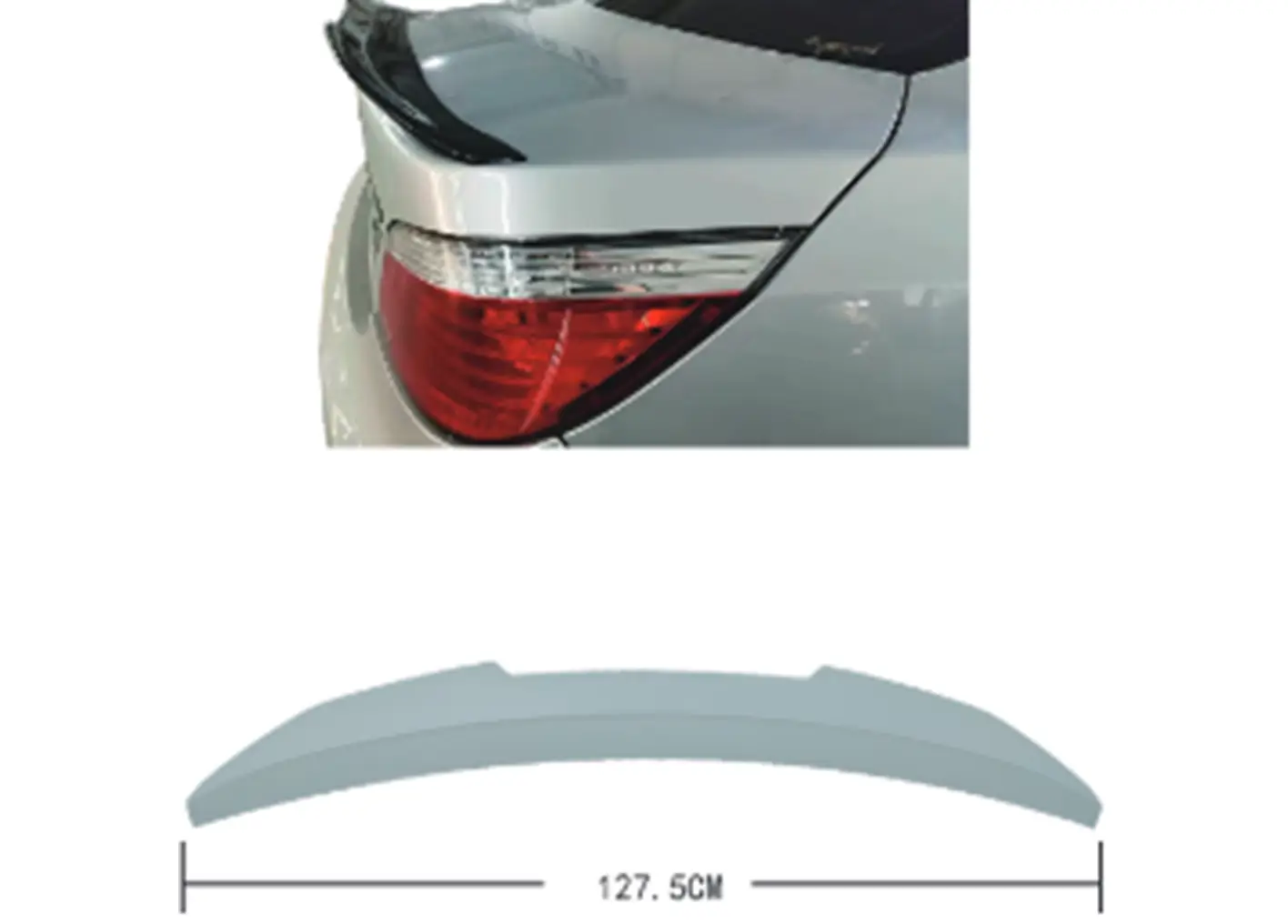 BMW 5 Serisi E60 2001-2010 Bagaj Spoyleri | WENDER BA51628040057