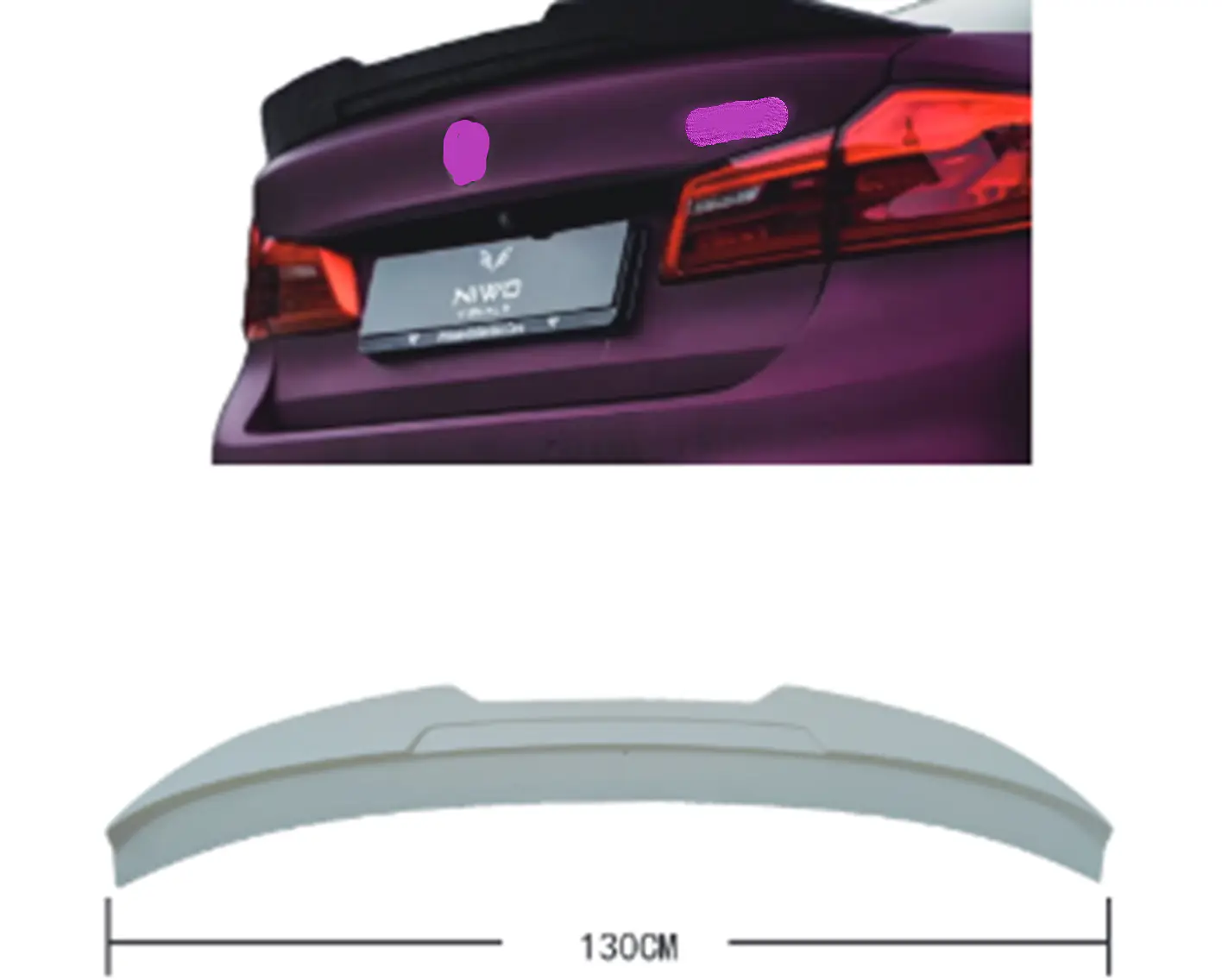 BMW 5 Serisi G30 2016-2018 Bagaj Spoyleri -PSM-STYLE- | WENDER BA51628072668