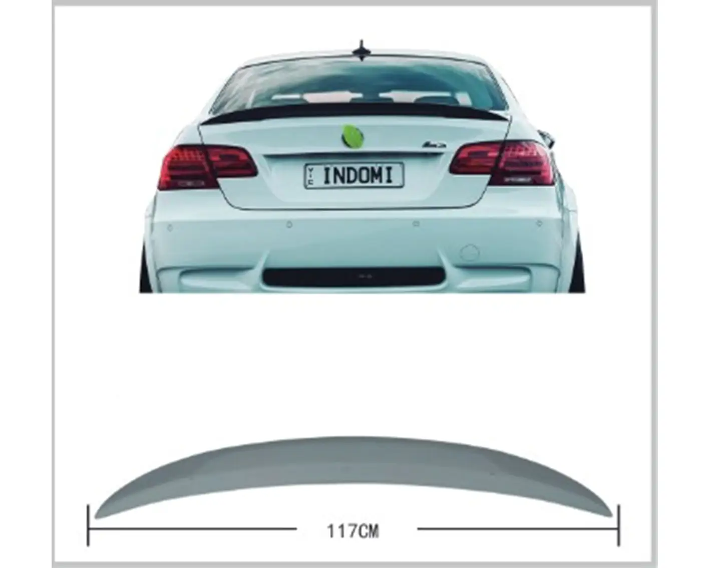 BMW 3 Series E92 2005-2013 Trunk Spoiler -///M-Performance- | WENDER BA51710443130