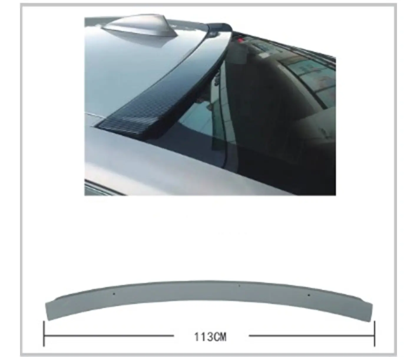 BMW 3 Series E92 2005-2013 Roof Spoiler -AC SCHNITZER- | WENDER BA51710443430
