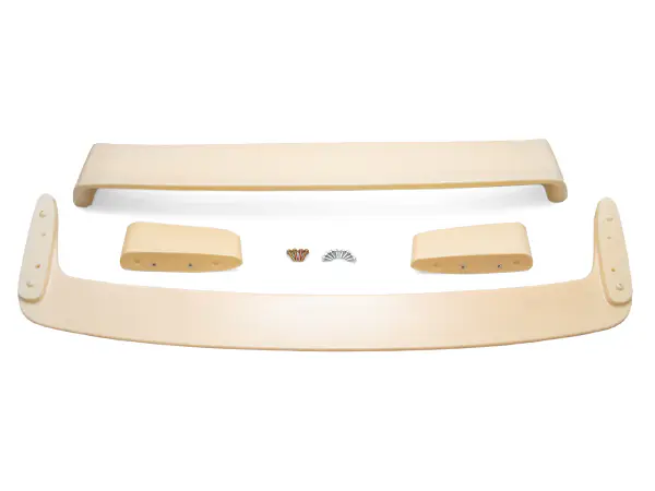 BMW 3 Series E46 1997-2006 Trunk Spoiler (Dual Layer) | WENDER BA51717894052
