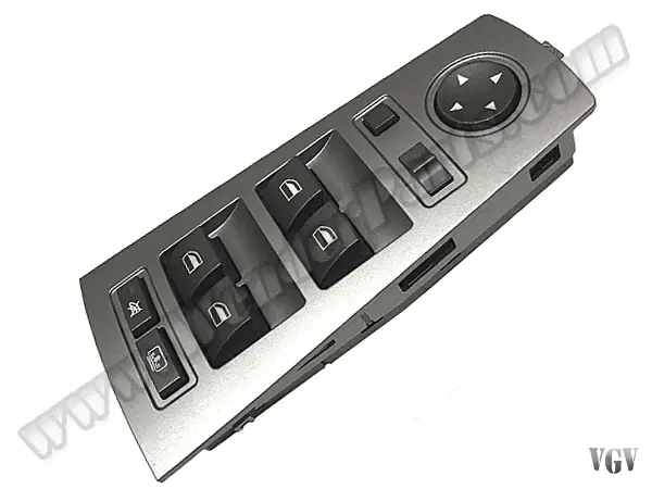 BMW 7 Serisi E65 Cam Düğmesi Ön Sol Gri Çerçeveli Arka Güneşlik & Katlamalı Ayna | WENDER BA61316943054