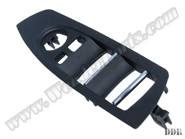 BMW 7 Series F01 LCI Glass Button Frame Front Left Black | WENDER BA61319241911P1