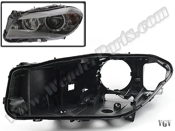 BMW 5 Series F10 2009-2016 Headlight Case Left (Halogen) 2010-13 | WENDER BA63117203239P2