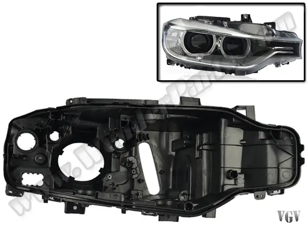 BMW 3 Series F30 2012-2018 Headlight Case Right (Bi-Xenon) 2012-15 | WENDER BA63117314532P2