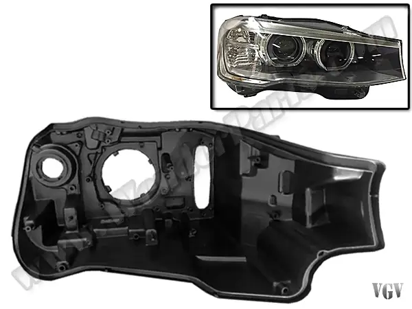 BMW X3 Serisi F25 2010- Far Kasası Sağ (Bi-Xenon) | WENDER BA63117401132P2