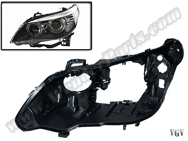 BMW 5 Serisi E60 2001-2010 Far Kasası Sol (Bi-Xenon) 2007-09 | WENDER BA63127177751P2