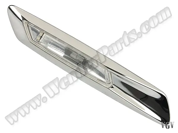 BMW 5 Serisi F10 2009-2016 Çamurluk Sinyali Sol (Beyaz) Krom Çerçeveli | WENDER BA63137154167