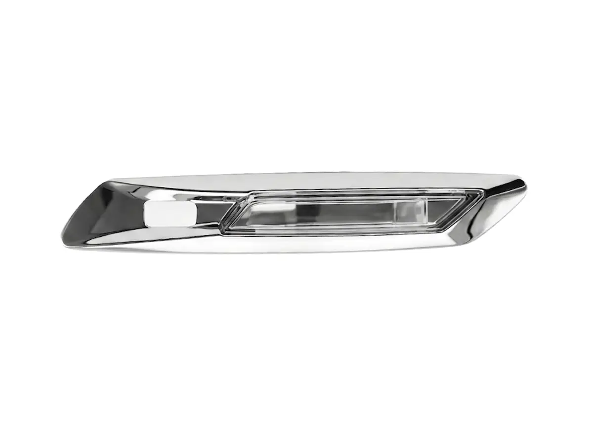 BMW 5 Serisi F10 2009-2016 Çamurluk Sinyali Sağ (Beyaz) Siyah Çerçeveli | WENDER BA63137154170