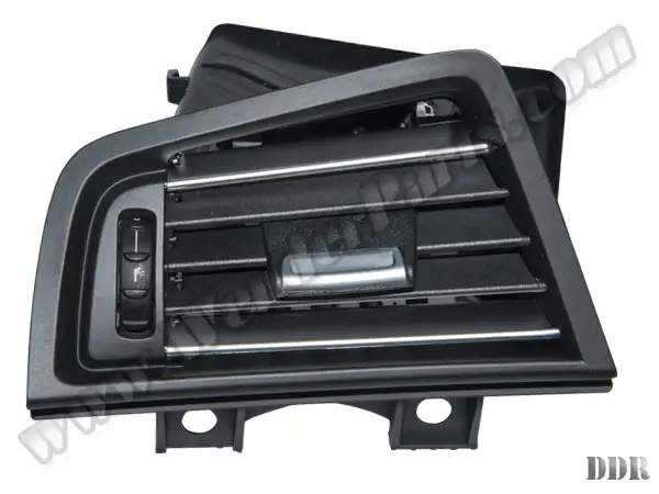 BMW 5 Series F10 LCI A/C Heater Grille Front Left (Complete) Chrome Trim Black | WENDER BA64229166889S