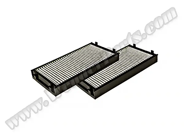 BMW X6 Series E71 A/C Filter Set Carbon | WENDER BA64316945586