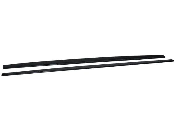 BMW 5 Serisi F10 LCI 2010-2016 Marşpiye Splitteri Marşpiye Kaplama Plastiği Set Piano-Siyah (OEM/Plastik) | WENDER BA8048687/688
