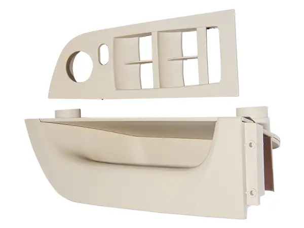 BMW 3 Series E90 Door Handle Front Left Beige Glass Button Framed | WENDER BA9146365/328P1