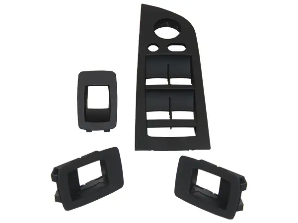 BMW 3 Serisi E90 LCI Cam Düğme Çerçevesi Set Siyah | WENDER BA9217332/874S4