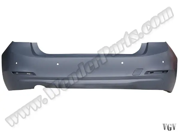 BMW 3 Serisi F30 2012-2018 Tampon Arka; Park Sensörlü, Tek Egzoz Çıkışlı Egzoz Çıkışlı | WENDER BN51127312727