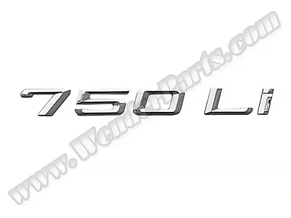 BMW 7 Series E66 Trunk Emblem -750Li- | WENDER BN51147148195