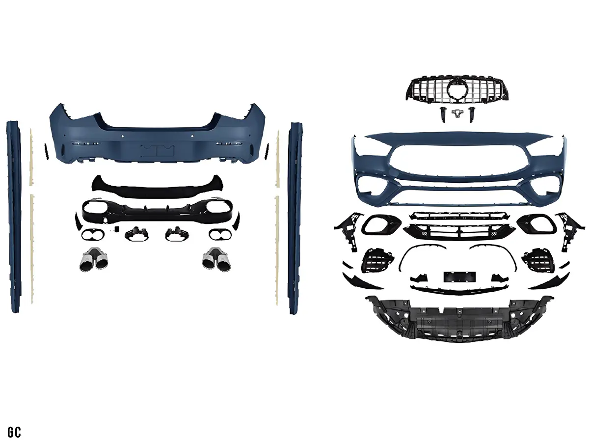 Mercedes W118 Body Kit Park Sensor: Front and Rear, Quad Exhaust Outlet Exhaust Tip, Running Board, Grille | WENDER MA1182101