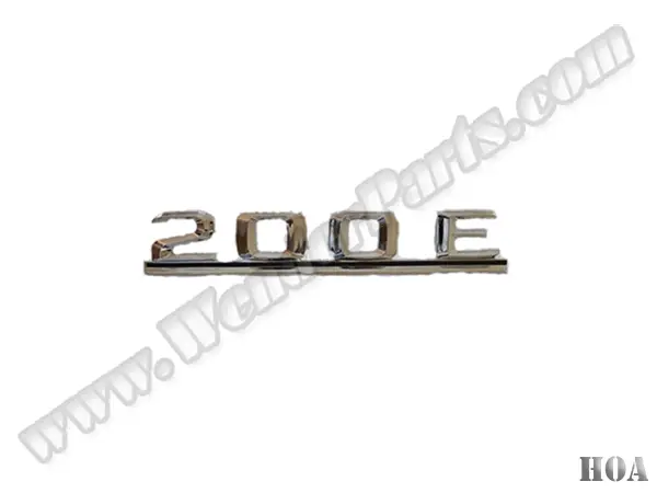 Mercedes W124 Trunk Emblem -200E- | WENDER MA1248172915