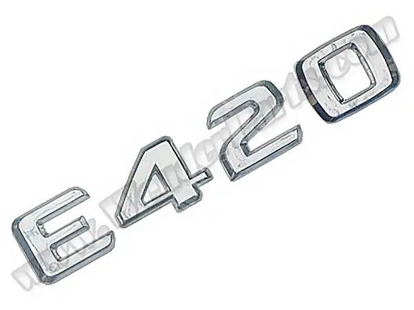 Mercedes E Series W124 Trunk Emblem -E420- | WENDER MA1248175915