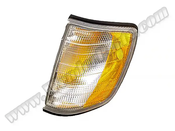 Mercedes W124 Kasa 1984-1993 Sinyal Sol (Beyaz) Sarı-Köşeli | WENDER MA1248261143