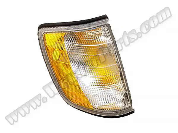 Mercedes W124 Kasa 1984-1993 Sinyal Sağ (Beyaz) Sarı-Köşeli | WENDER MA1248261243