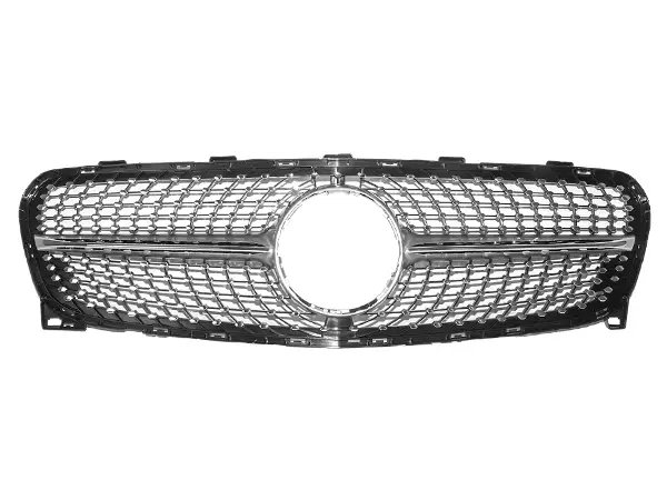 Mercedes GLA X156 2017-2019 Grille Chrome Silver -Diamond | WENDER MA1563166