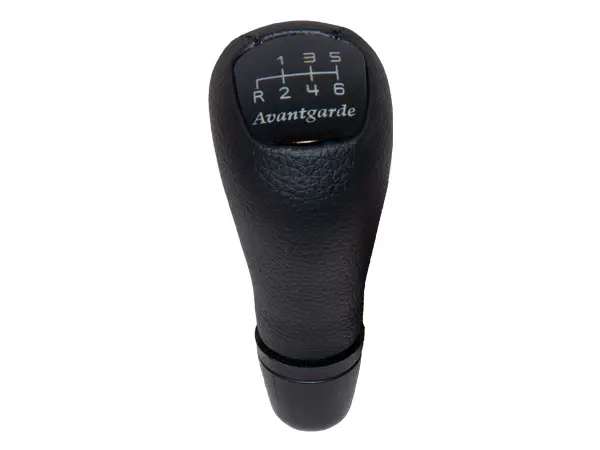 Mercedes C Series W202 Gear Knob -6 Forward- Manual Gearbox Black Synthetic Leather -AVANTGARDE | WENDER MA2022672510