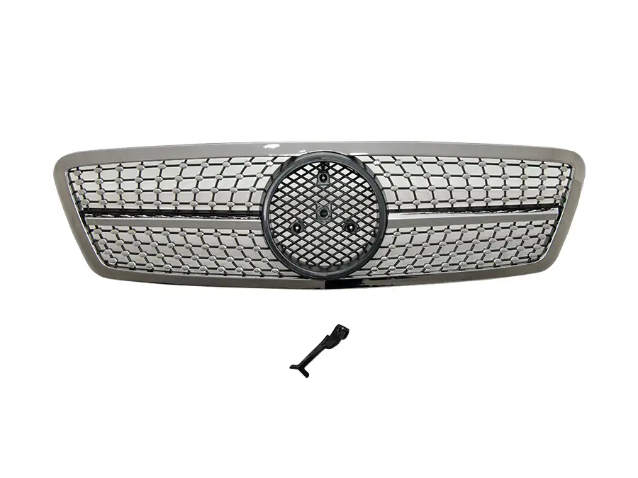 Mercedes C Series W203 2000-2006 Grille Chrome Black -Diamond | WENDER MA2033169