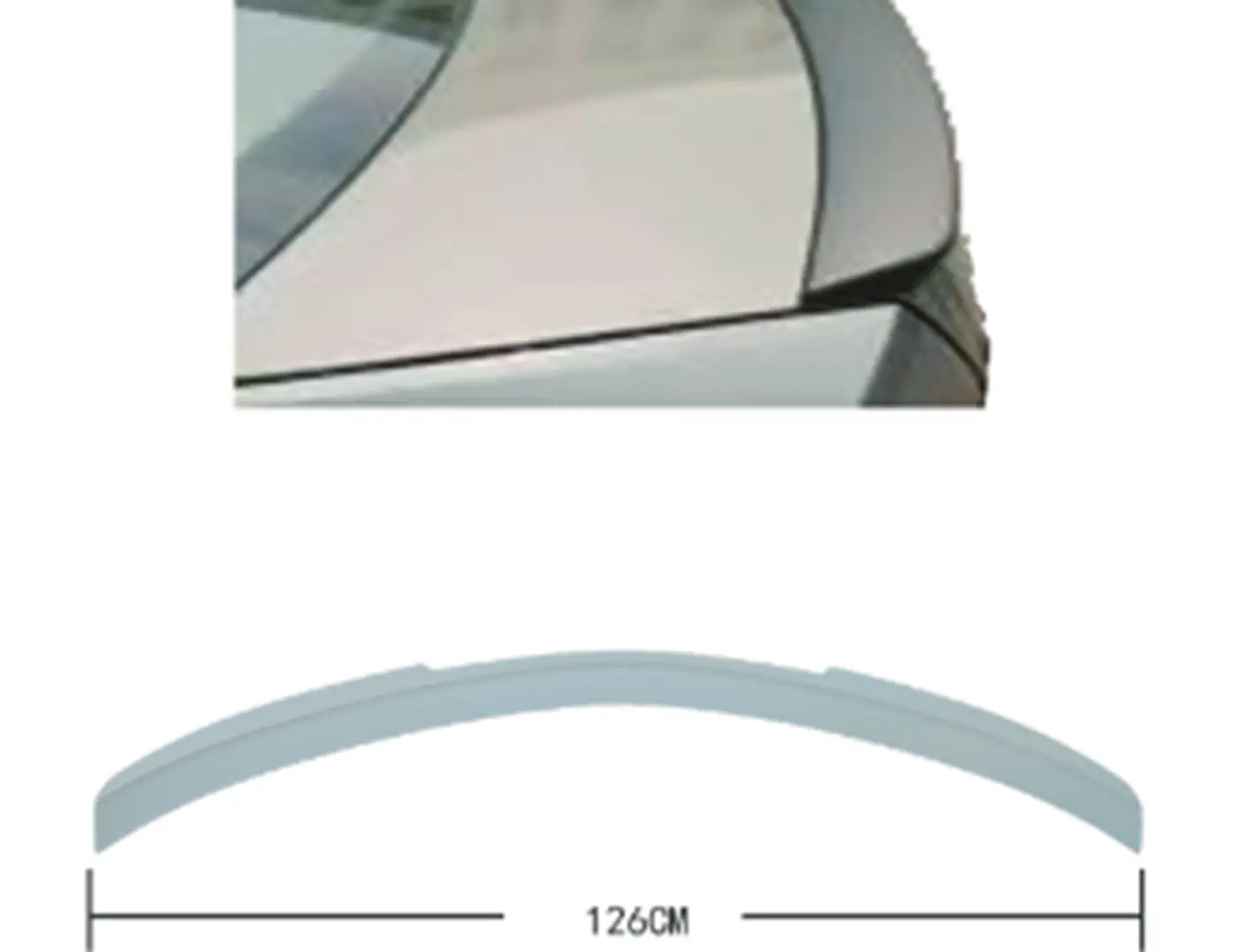 Mercedes C Series W204 2007-2013 Trunk Spoiler | WENDER MA2047930988
