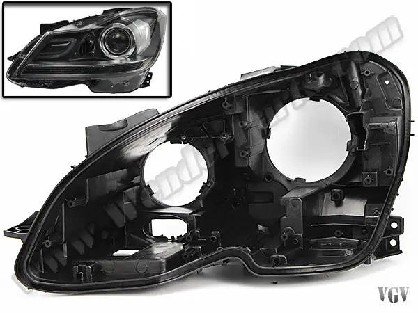 Mercedes C Serisi W204 2007-2013 Far Kasası Sol (Adaptif Far Sistemli (AHL)-Xenon) | WENDER MA2048204959P2