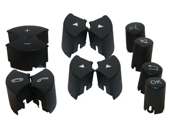 Mercedes C Series W204 Steering Button Set Set:12ad Black | WENDER MA2048701379P1