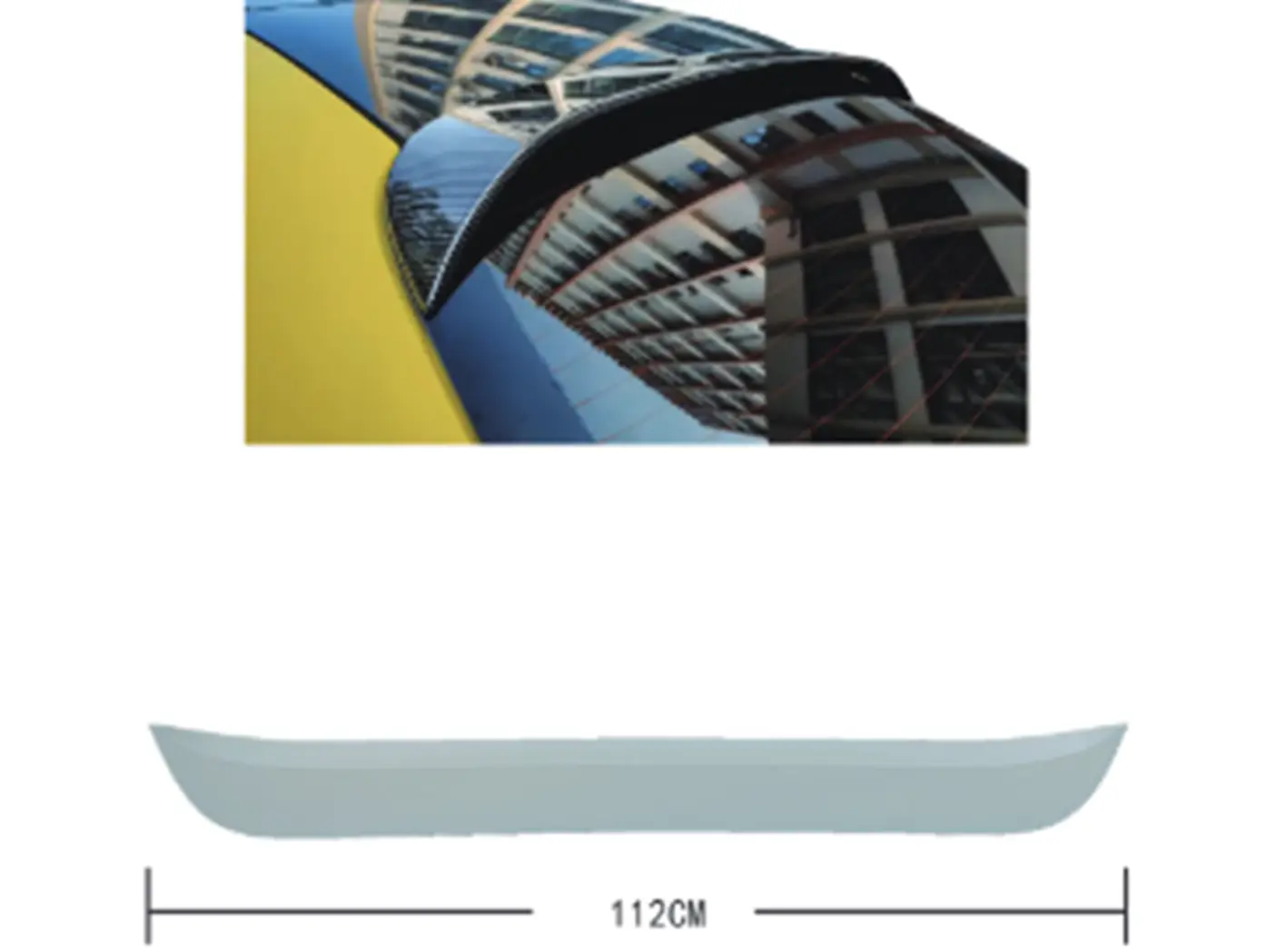 Mercedes C Series W206 2020- Roof Spoiler | WENDER MA2067909800