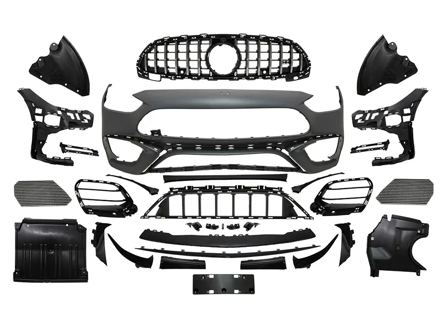 Mercedes C Series W206 2020- Complete Bumper Front, Grille | WENDER MA2068852100S1
