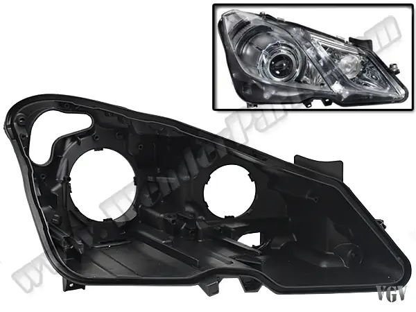 Mercedes W207 Headlight Case Right (Bi-Xenon) | WENDER MA2078200639P2