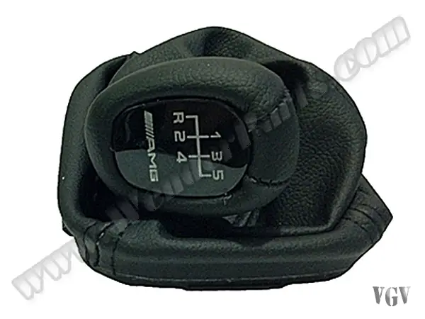 Mercedes E Series W210 Knob Gear Boot -5 Forward- Manual Gearbox Black AMG | WENDER MA2102672310BK