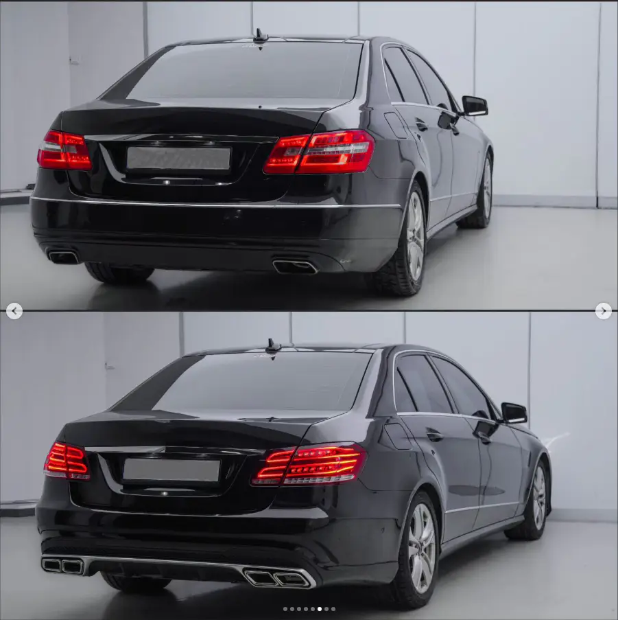 Mercedes E Serisi W212 2009-2016 Komple Gövde Kiti [2009-12 DONUSUM => 2013-16] Park Sensörlü: Ön ve Arka, Dörtlü Egzoz Çıkışlı Egzoz Uçlu, Marşpiyelli, Panjururlu, Kaput/Çamurluk, Far/Stop | WENDER MA2122201