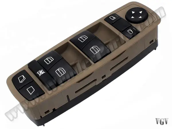 Mercedes GL Series X164 Glass Button Front Left Brown | WENDER MA2518300190BR