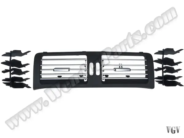 Mercedes R Serisi W251 2010-2013 Klima/Kalorifer Izgarası Ön Orta Nikelajlı Siyah | WENDER MA2518302254BK