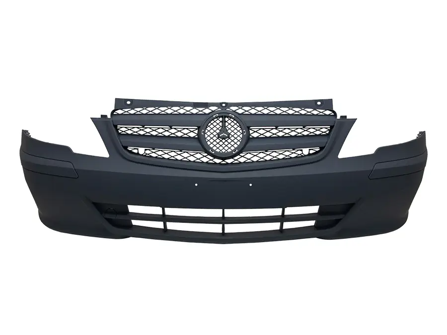 Mercedes Vito W639 2010-2014 Complete Bumper Front PDCsiz F No Washer Panjurlu | WENDER MA6398806970S1