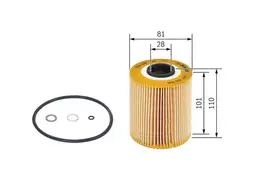 BMW 3 Serisi E36 325i/is M52 Yağ Filtresi | BOSCH 1457429638