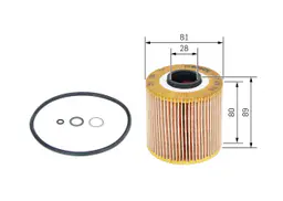 BMW 3 Serisi E36 318i/is M42 Yağ Filtresi | BOSCH 1457429760